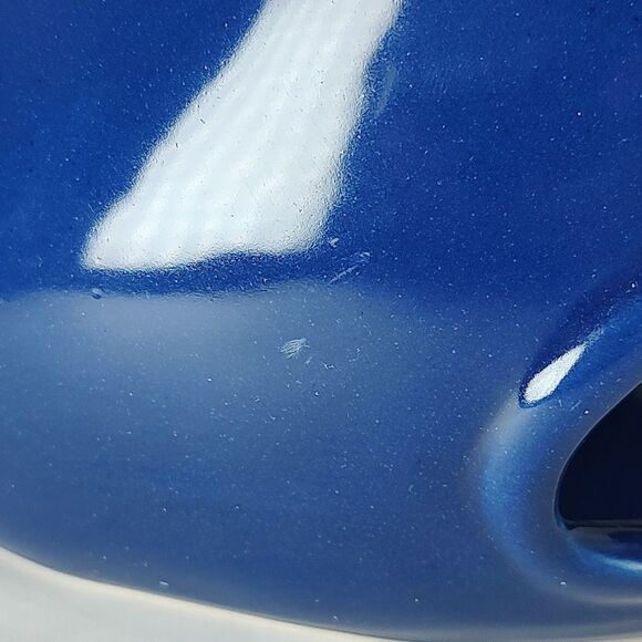 Navy Blue Whale Ceramic Kitchen Sponge Holder Multipurpose Figurine Nautical - Picture 16 of 16